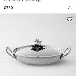 Williams Sonoma Silver Serveware Collection